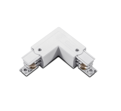 WHITE 90° CORNER SUPPLY 4 WIRES LEFT