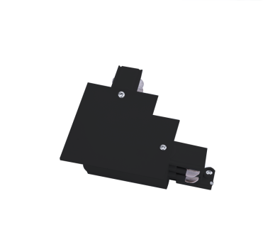 BLACK 90º CONNECTOR FOR 4 WIRE RECESSED