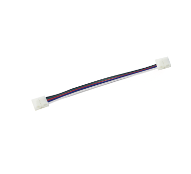 ΕΝΔΙΑΜΕΣΟΣ ΣΥΝΔΕΣΜΟΣ ΜΕ ΚΑΛΩΔΙΟ ΓΙΑ 12mm RGB 5050 LED ΛΩΡΙΔΑ
