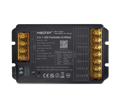 LED ΕΛΕΓΚΤΗΣ 2,4 GHz 5 ΣΕ 1 ΜΑΧ 30Α