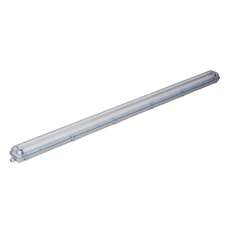 EMPTY IP65 LUMINAIRE FOR 2X1500mm T8 G13 LAMPS 1-SIDE