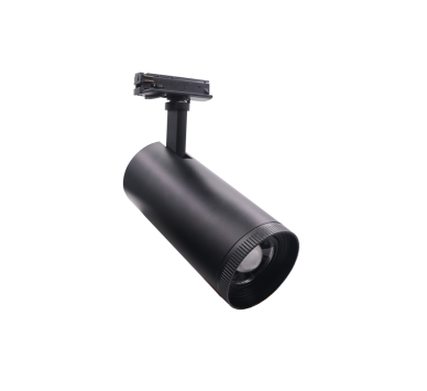 BLACK LED COB TRACK LUMINAIRE AIMY 10W 3000K 1-PH 15-55° 1200LM 230V Ra80