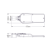 LED STREET LUMINAIRE 100W 14000LM 4000K 150⁰ x 75⁰ CLASS II IP66 10kV 230V AC IP66