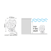 LED LUMINAIRE SS304 IP68 6W 400LM 3000K 60° 12V AC/DC Ra>80 30.000HRS