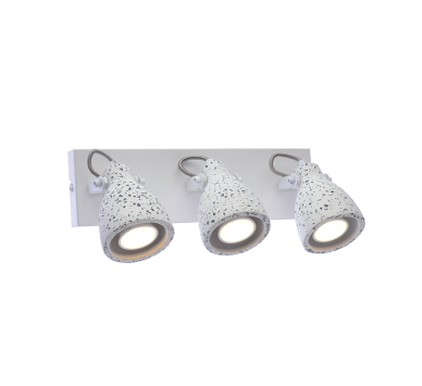 NETTO ΕΠΙΤΟΙΧΟ Φ/Σ 3ΧGU10 ΛΕΥΚΟ TERRAZZO 36X15X18CM DINO