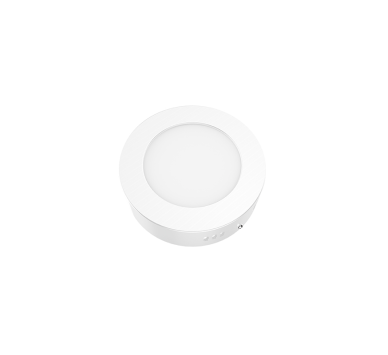 LED SLIM PANEL WHITE ROUND CEIL. 6W 3000K 450Lm Φ117 230V AC Ra80