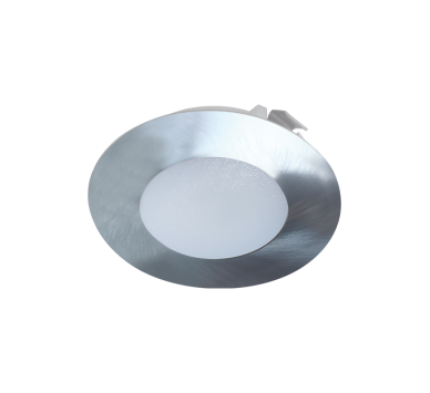 RECESSED NICKEL MATT ROUND LED SPOT 2W 3000K 155Lm 230V AC 100° Ra80