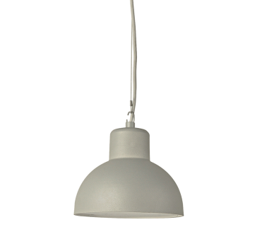 ΓΚΡΙ ΚΡΕΜΑΣΤΟ ΦΩΤΙΣΤΙΚΟ BERO 1XE27 MAX.10W LED IP44 ΜΕ ΟΠΑΛ PC ΚΑΛΥΜΜΑ