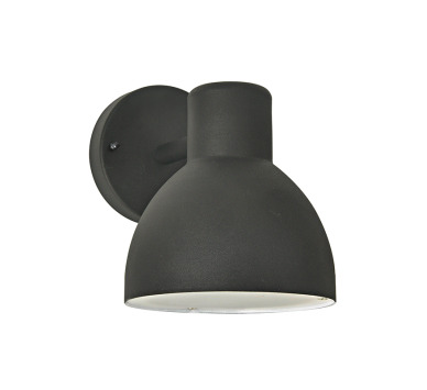 ΜΑΥΡΟ ΕΠΙΤΟΙΧΟ ΦΩΤΙΣΤΙΚΟ BERO MINI 1XE27 MAX.10W LED IP44 ΜΕ ΟΠΑΛ PC ΚΑΛΥΜΜΑ