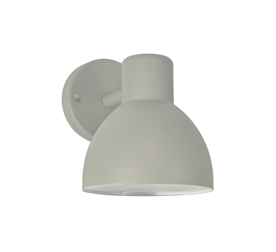 ΓΚΡΙ ΕΠΙΤΟΙΧΟ ΦΩΤΙΣΤΙΚΟ BERO MINI 1XE27 MAX.10W LED IP44 ΜΕ ΟΠΑΛ PC ΚΑΛΥΜΜΑ