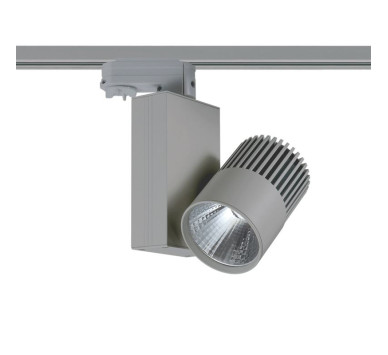 GREY LED TRACK LIGHT 15W 4000K 4WIRES 36° 1150LM 230V Ra80