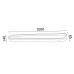 ΟΡΟΦΗΣ Φ/Σ LED 52W DIM 3000K 3600LM SOLO ΜΕΤΑΛΛΙΚΟ ΛΕΥΚΟ IP20 100X14X6CM