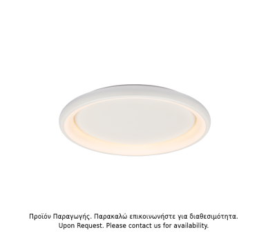 ΥΠΟ ΚΑΤΑΡΓΗΣΗ ΟΡΟΦΗΣ Φ/Σ LED 34W DIMMER 3000K 2330LM ΛΕΥΚΟ ΜΕΤΑΛΛΙΚΟ D41XH8,5CM DIANA