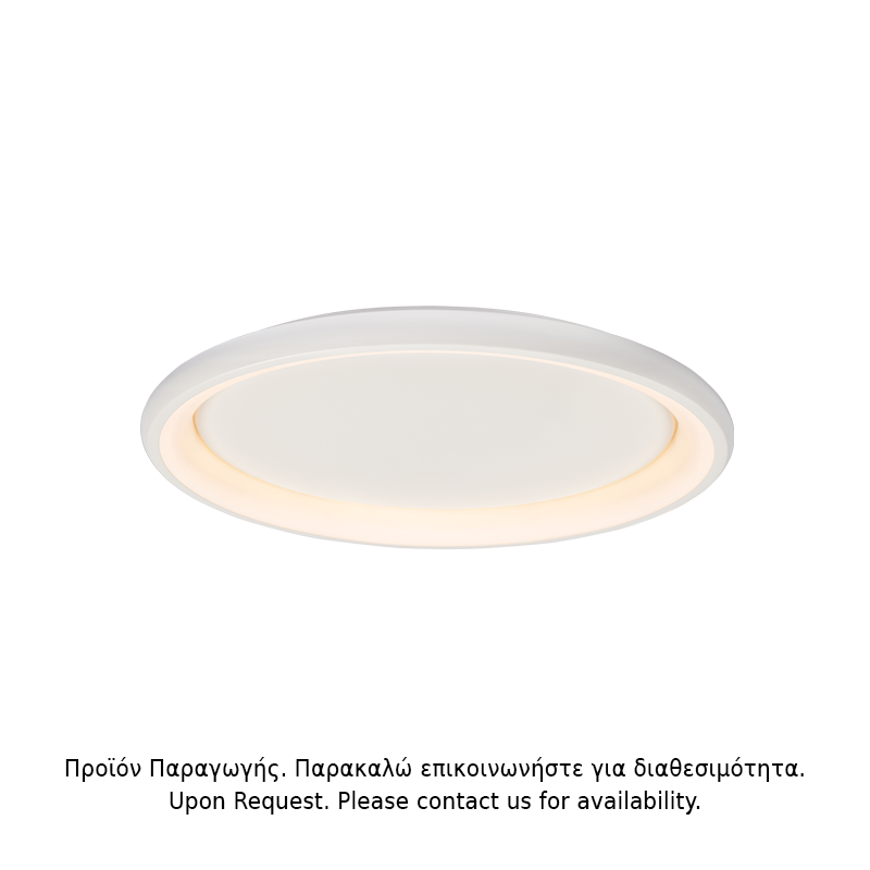 ΟΡΟΦΗΣ Φ/Σ LED 45W DIMMER CCT 3600LM ΛΕΥΚΟ ΜΕΤΑΛΛΙΚΟ D61XH8,5CM DIANA