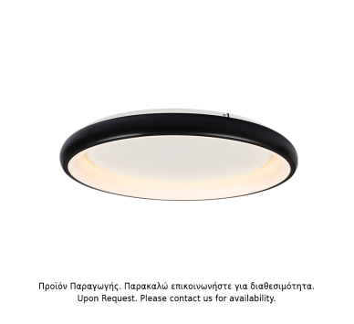 ΥΠΟ ΚΑΤΑΡΓΗΣΗ ΟΡΟΦΗΣ Φ/Σ LED 100W DIMMER 3000K 7010LM ΜΑΥΡΟ ΜΕΤΑΛΛΙΚΟ D81XH8,5CM DIANA