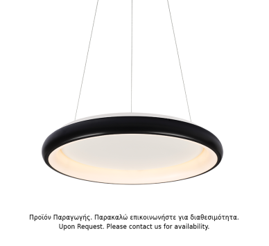ΥΠΟ ΚΑΤΑΡΓΗΣΗ ΚΡΕΜΑΣΤΟ Φ/Σ LED 100W 3000K 7010LM ΜΑΥΡΟ ΜΕΤΑΛΛΙΚΟ D81XH120CM DIANA
