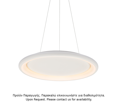 ΥΠΟ ΚΑΤΑΡΓΗΣΗ ΚΡΕΜΑΣΤΟ Φ/Σ LED 100W DIMMER 3000K 7010LM ΛΕΥΚΟ ΜΕΤΑΛΛΙΚΟ D81XH120CM DIANA