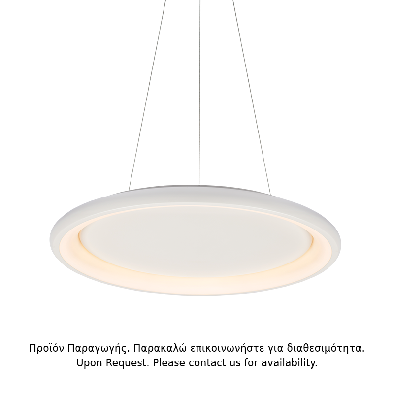 ΥΠΟ ΚΑΤΑΡΓΗΣΗ ΚΡΕΜΑΣΤΟ Φ/Σ LED 100W DIMMER 3000K 7010LM ΛΕΥΚΟ ΜΕΤΑΛΛΙΚΟ D81XH120CM DIANA