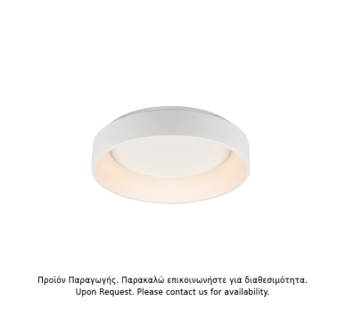 ΥΠΟ ΚΑΤΑΡΓΗΣΗ ΟΡΟΦΗΣ Φ/Σ LED 34W DIMMER 3000K 1700LM ΛΕΥΚΟ ΜΕΤΑΛΛΙΚΟ D45XH14CM APOLLO