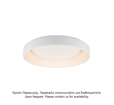 ΥΠΟ ΚΑΤΑΡΓΗΣΗ ΟΡΟΦΗΣ Φ/Σ LED 80W DIMMER 3000K 4100LM ΛΕΥΚΟ ΜΕΤΑΛΛΙΚΟ D78XH14CM APOLLO