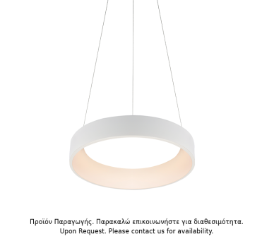 ΥΠΟ ΚΑΤΑΡΓΗΣΗ ΚΡΕΜΑΣΤΟ Φ/Σ LED 34WDIMMER 3000K 1700LM ΛΕΥΚΟ ΜΕΤΑΛΛΙΚΟ D45XH120CM APOLLO