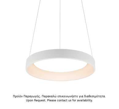 ΚΡΕΜΑΣΤΟ Φ/Σ LED 48W DIMMER CCT 5350LM ΛΕΥΚΟ ΜΕΤΑΛΛΙΚΟ D60XH120CM APOLLO