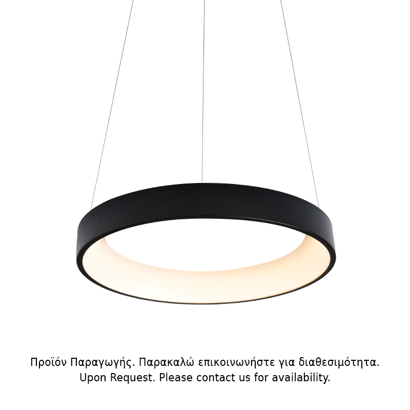 ΥΠΟ ΚΑΤΑΡΓΗΣΗ ΚΡΕΜΑΣΤΟ Φ/Σ LED 80W DIMMER 3000K 4100LM ΜΑΥΡΟ ΜΕΤΑΛΛΙΚΟ D78XH120CM APOLLO