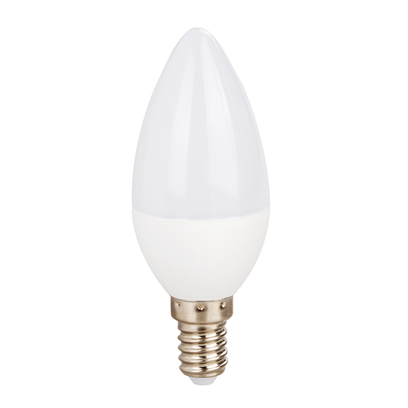LED SMD E14 C37 5W 4000K 230V AC 450LM RA80 30000H 200°