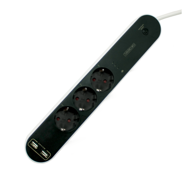 ΠΟΛΥΜΠΡΙΖΟ WI-FI 3-ΘΕΣΕΙΣ 16A 250V 3680W MAX & 2 USB ΘΥΡΕΣ 2,4A 5V ΑΝΑ ΘΥΡΑ