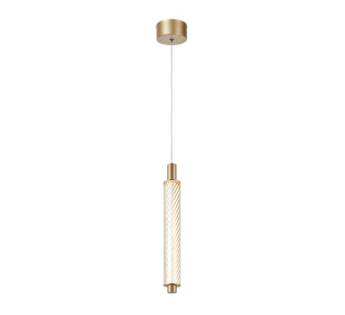 MYSTIQUE-ΦΩΤΙΣΤΙΚΟ ΚΡΕΜΑΣΤΟ ΧΡΥΣΟ ΑΛΟΥΜΙΝΙΟΥ LED SMD 11W CCT 660LM IP20 45X45X1500MM