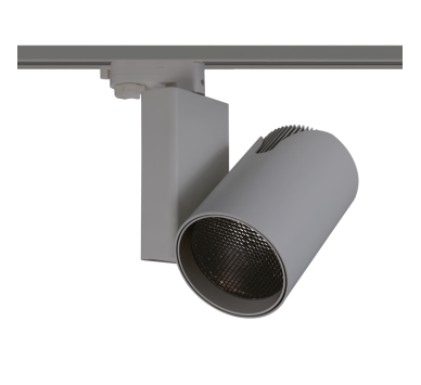 GREY LED TRACK LIGHT 35W 3.000K 4WIRES 24° 2500LM 230V Ra80