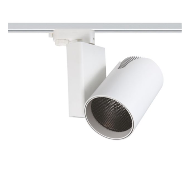 WHITE LED TRACK LIGHT 35W 3.000K 4WIRES 24° 2500LM 230V Ra80