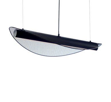  ΚΡΕΜΑΣΤΟ Φ/Σ LED 18W 3000K 1960LM ΜΕΤ/ΚΟ ΜΑΥΡΟ 40X85XH110CM MICHELLE