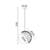 ΚΡΕΜΑΣΤΟ Φ/Σ 1ΧΕ27 RATTAN+ΛΕΥΚΟ ΓΥΑΛΙ D33XH120CM AURORA