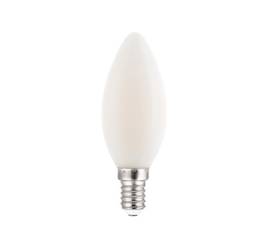 LED FILAMENT E14 C35 4W FROSTY 4000K 230V AC 400LM RA80 30000H 360°