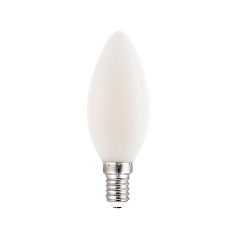 LED FILAMENT E14 C35 4W FROSTY 4000K 230V AC 400LM RA80 30000H 360°