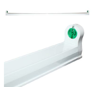 Φ/Σ ΔΙΑΣ/ΜΕΝΟ 60CM ΓΙΑ ΜΟΝΟ ΛΑΜΠΤΗΡΑ LED T8 230V + ΚΙΤ ΕΓΚ.