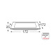 NETTO LED PANEL ΧΩΝ. ΤΕΤΡ. 14W 3.000K 1080Lm 230V 172mm Ra80