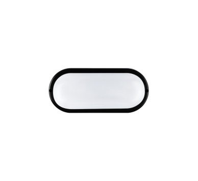 LED PC BLACK WALL LUMINAIRE 230V AC IP65 10W 950lm 6000K 110° Ra80