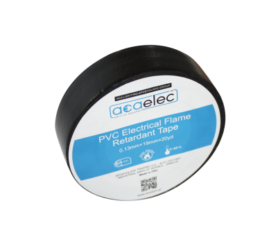  ΤΑΙΝΙΑ ΜΟΝΩΤΙΚΗ PVC ACAELEC ΜΑΥΡΗ 0.13mmx19mmx20yds