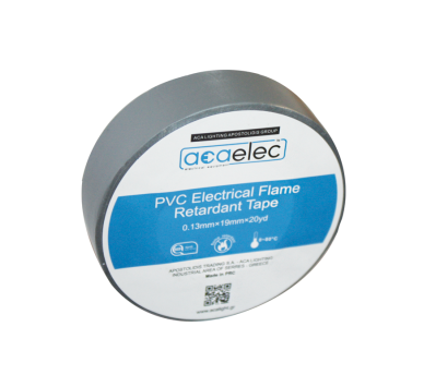  ΤΑΙΝΙΑ ΜΟΝΩΤΙΚΗ PVC ACAELEC ΓΚΡΙ 0.13mmx19mmx20yds