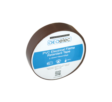  ΤΑΙΝΙΑ ΜΟΝΩΤΙΚΗ PVC ACAELEC ΚΑΦΕ 0.13mmx19mmx20yds