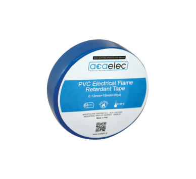  ΤΑΙΝΙΑ ΜΟΝΩΤΙΚΗ PVC ACAELEC ΜΠΛΕ 0.13mmx19mmx20yds