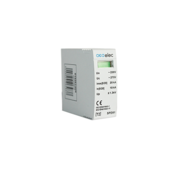 SPD SURGE PROTECTION T2 TYPE 1P 20kA