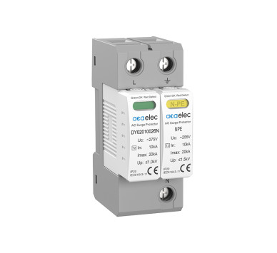 SPD SURGE PROTECTION T2 TYPE 1P+N 20kA