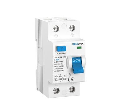 RCCB 2X63A 30MA 2M AC-TYPE