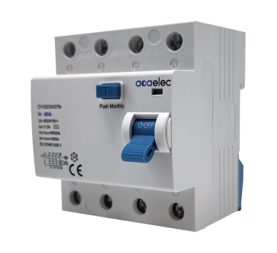 RCCB 4x40A 300mA 4M AC-Type