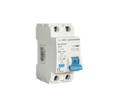 RCCB 2x63A 30mA 2M A-Type