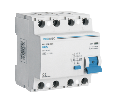 RCCB 4x80A 30mA 4M A-Type