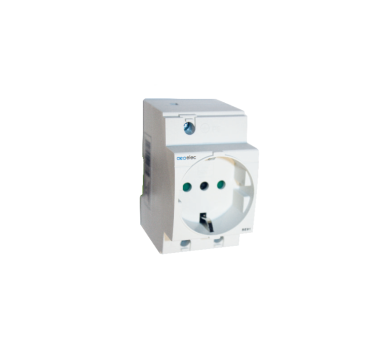 DIN RAIL SOCKET GER. STD -2P+E 16A - 2,5M